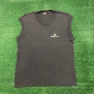 Vintage 80s Dragon Master Sun Faded Single Stitch Tank